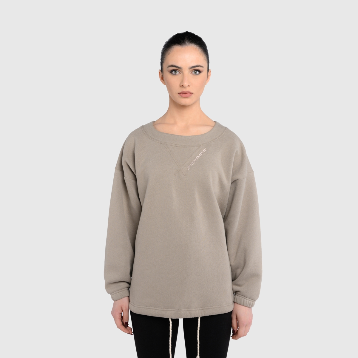 J.C Loosey Hoodie Woman Beige