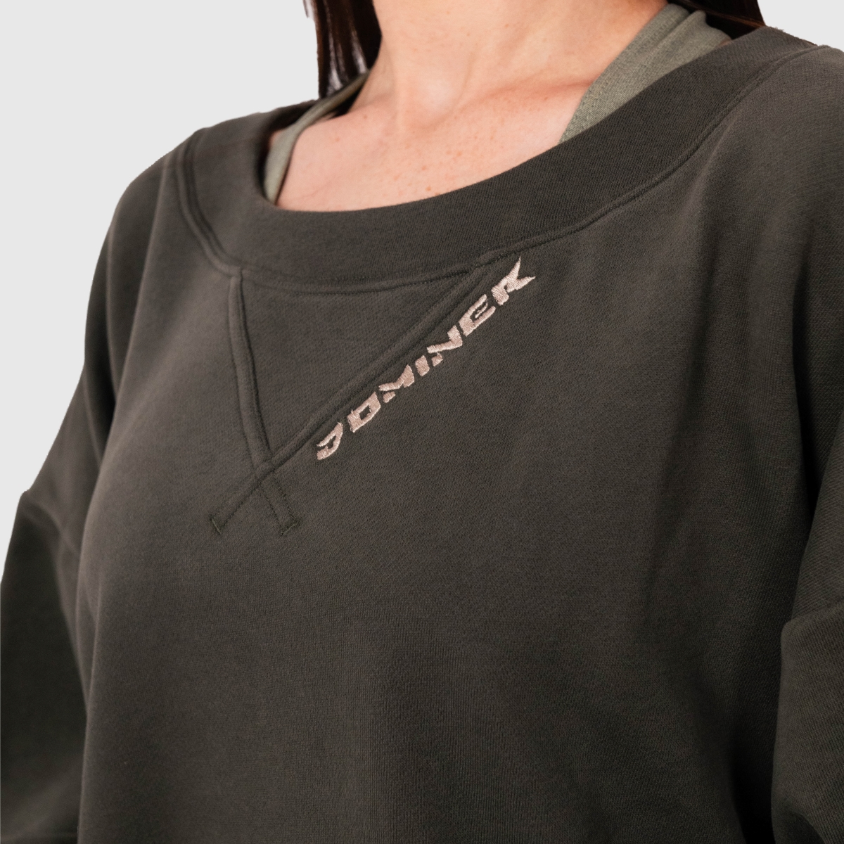 J.C Loosey Hoodie Woman Green Olive