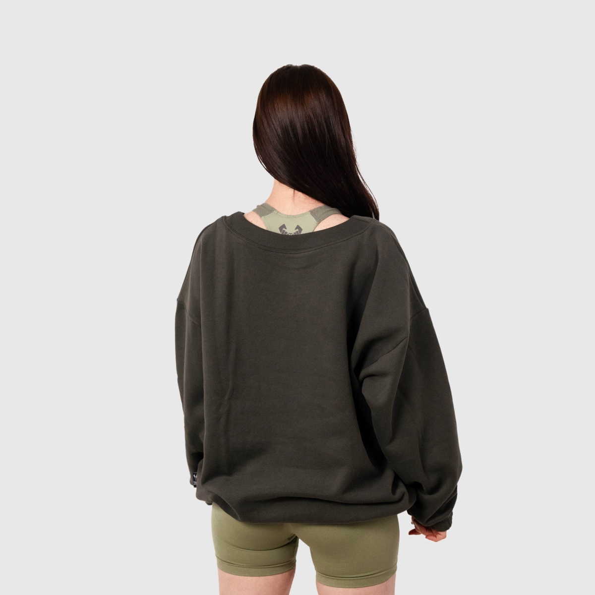 J.C Loosey Hoodie Woman Green Olive