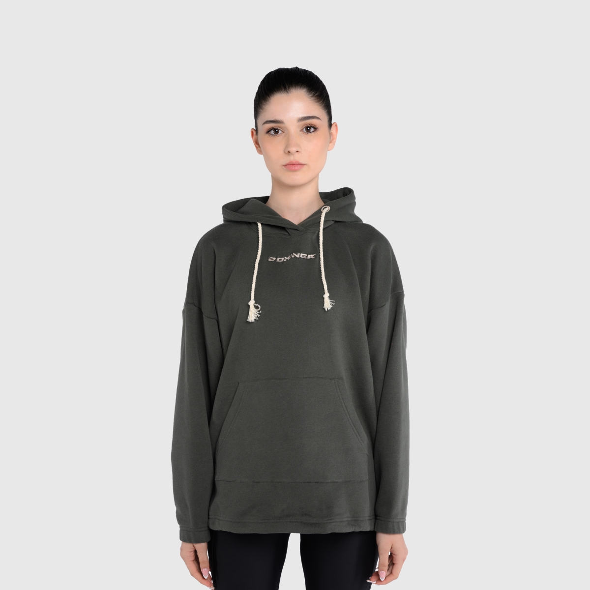 J.C Loosey Cap Hoodie Woman Beige