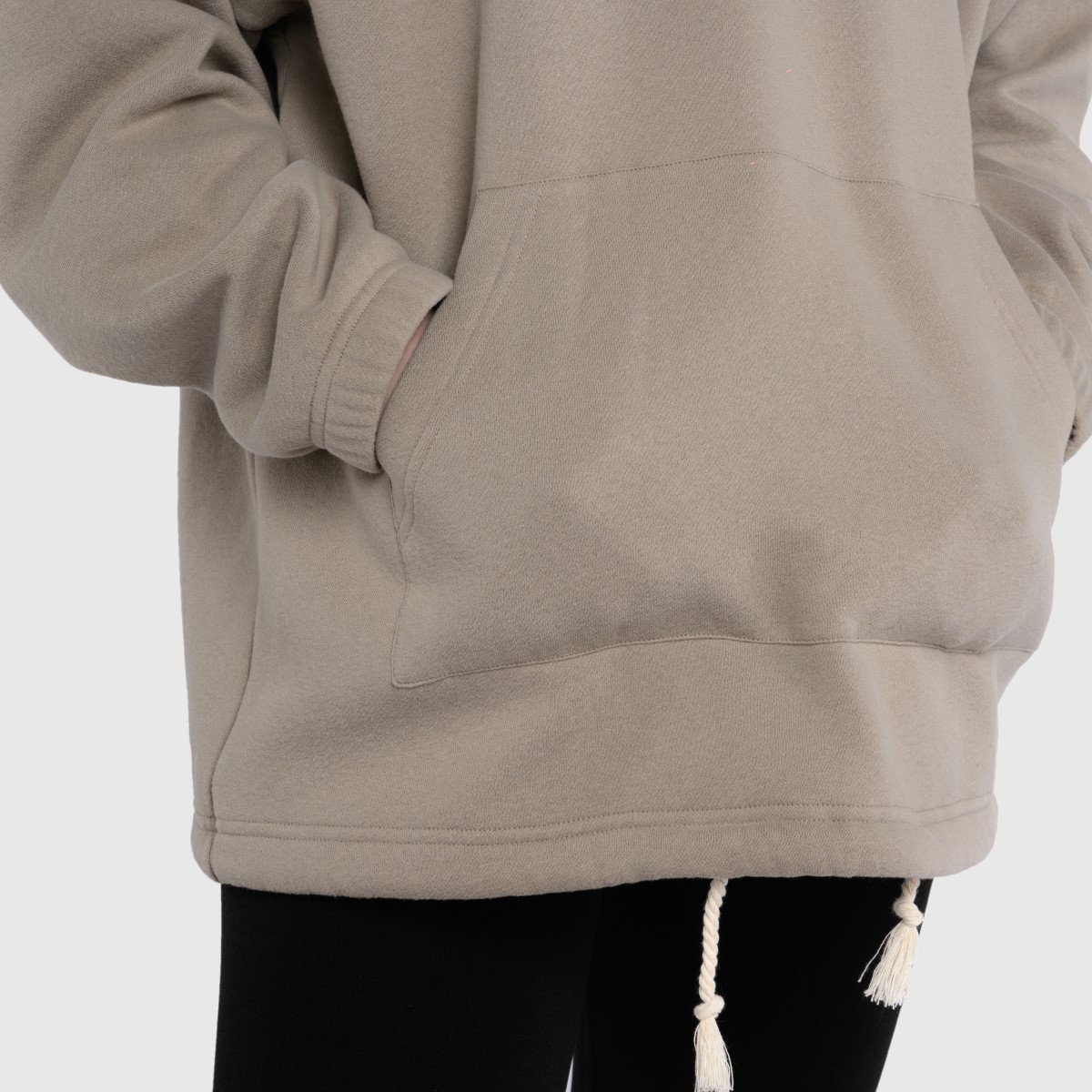 J.C Loosey Cap Hoodie Woman Beige