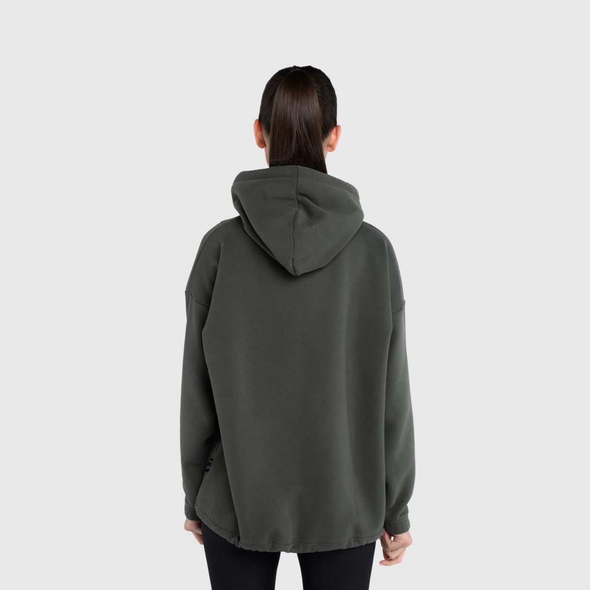 J.C Loosey Cap Hoodie Woman Green Olive